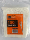 100-Piece disposable White Forks: Essential Dining Utensils for Any Occasion BB5610 Origin manufacturing