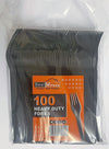 100 Heavy Duty disposable Black Forks: Sturdy Utensils for Large Gatherings BB5689 Origin manufacturing