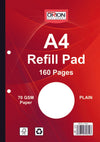 A4 Plain Premium Refill Pads: Versatile and High-Quality Writing Companion BB624 Origin manufacturing
