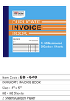 4" x 5" Duplicate Invoice Book: Efficient Record-Keeping Solution BB640 Origin manufacturing