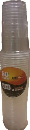 50-Pack Plastic Disposable 1/2 Pint Tumblers: Convenient Solution for Small-Scale Events Origin manufacturing