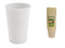 25 pcs 12 oz Plain Coffee Cups: Convenient Disposable Drinkware EC0249 Origin manufacturing