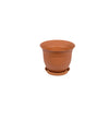 0.5 Liter Brown Flora Pot 7cm: Stylish and Functional Plant Container FPB2501 Origin manufacturing