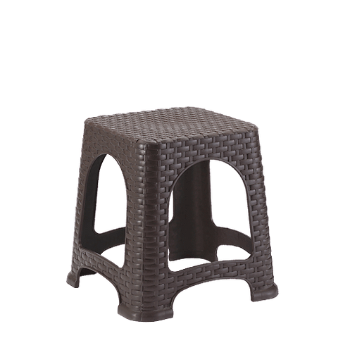 Small Rattan Stool - Compact Seating or Side Table for Indoor and Outdoor Use Origin Manufacturing