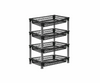 4-Tier Square Vegetable Rack - Efficient Kitchen Organizer for Fresh Produce and Pantry Items 034 Origin Manufacturing