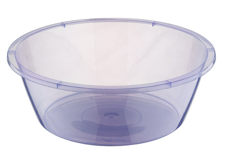 ECO 12 Litres TRANSPARENT Round Plastic Bowl Or Food Mixing Basin Proofing Salad Fruit Food Storage Origin Manufacturing