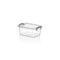 0.8 Litre Plastic Storage Box Rectangle with Clip Lids and Handles Office Home Kitchen Food Container Multi-Purpose (120) MRD010 Origin manufacturing