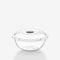 10L (size 2) Transparent Round Plastic Bowl With Lid For Proofing Salad Fruit Home Kitchen (24) E102 Origin manufacturing