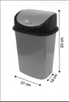 5L Swing Top Bin No. 1: Stylish and Convenient Waste Disposal Solution (24) 288 Origin Manufacturing