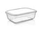 1500ml Maya Rectangle Food Container with Lids Transparent Office Home Kitchen Food Container Multi-Purpose (60) ASD117 Origin manufacturing