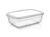 2400ml Maya Rectangle Food Container with Lids Transparent Office Home Kitchen Food Container Multi-Purpose (60) ASD118 Origin manufacturing