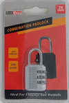 28mm BLACK Combination Padlock: Secure Your Belongings in Style (240) BB458 Origin manufacturing