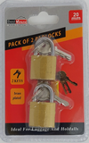2-Pack 20mm Padlock: Double the Security for Your Valuables BB459 Origin manufacturing