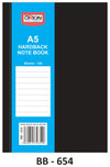 A5 Hardback Notebook 96 Sheets: Compact and Reliable Writing Companion (48) BB654 Origin manufacturing