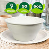 Bagasse Bowl 6oz Pack of 50: Eco-Friendly Serving Solution (20) EC1222 Origin manufacturing