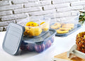 0.25 Square Food Bowl Set of 3 with Air-Tight Lids: Freshness and Efficiency in Your Kitchen Origin Manufacturing