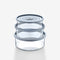 3-in-1 Round Storage Container Set - 0.75L, 1L, 1.5L, Stackable with Lids Office Home Kitchen Food Container Multi-Purpose (24) E480 Origin Manufacturing