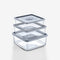 0.75L, 1L, 1.5L, Square Storage Container Set Stackable with Lids Office Home Kitchen Food Container Multi-Purpose (24) E481 Origin Manufacturing