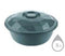 5 Litres (Size 1) Colored Plastic Basin with lid colored: Durable and Multi-Purpose Utility Basin (12) QS027 Origin Manufacturing