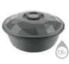 7.5 Litres (Size 2)Colored Plastic Basin with lid: Spacious and Versatile Utility Basin (12) QS028 Origin manufacturing