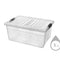 5 Litre Clear Storage Box with Clip lid: Versatile and Sturdy Storage Solution (24) QS004 Origin Manufacturing