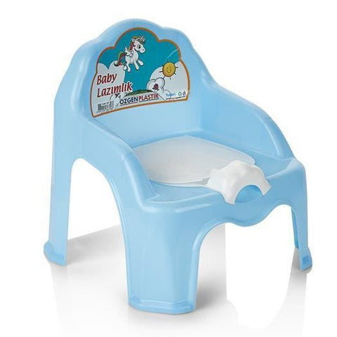 Toddler Potty Chair - Comfortable, Portable, Easy-to-Clean Training Seat with Splash Guard for Girls and Boys (12) 147 146 Mixed - Blue Pink White Origin Manufacturing