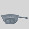 Single Strainer with Bowl - Convenient Kitchen Tool for Effortless Food Prep Origin Manufacturing