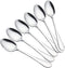 Steel Dinner Spoons - Pack of 6: Essential Cutlery Set for Every Meal (48) BB465 Origin manufacturing