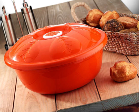 16 Litres (size 4) Round Plastic Bowl With Lid For Proofing Salad Fruit Home Kitchen (12) ASD085 Origin Manufacturing