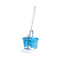 Spin mop and bucket with wringer, includes free Mop Head 12 Litres BLUE Origin manufacturing