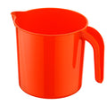 Plastic Kitchen Measuring Mixing Jugs with Non Slip Handle for Baking, Measuring Liquid coloured Origin Manufacturing