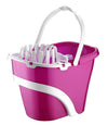 16.5 Litre Mop bucket Plastic with wringer AND WHEELS Origin Manufacturing